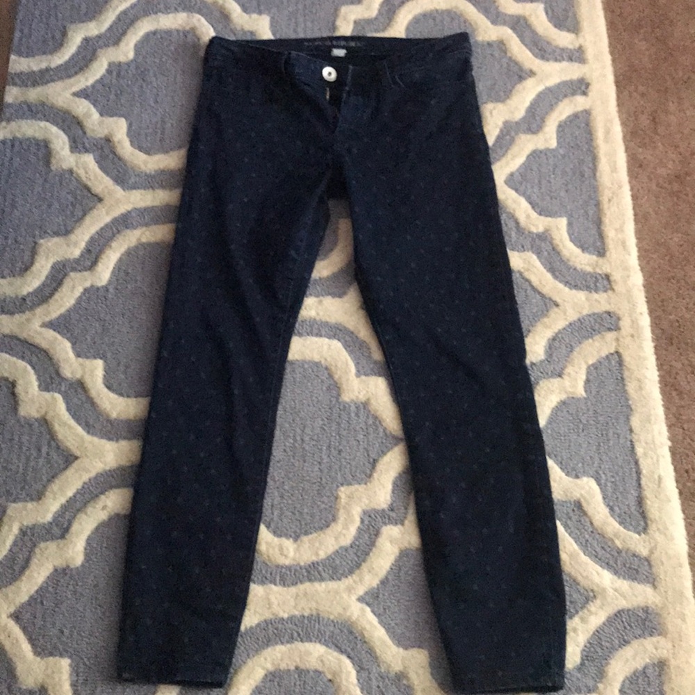 Printed jeans